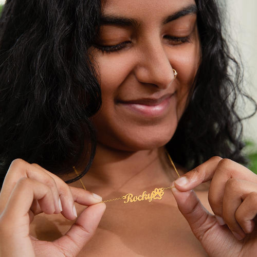 Always In My Heart — Personalized Pet Memorial Paw Necklace