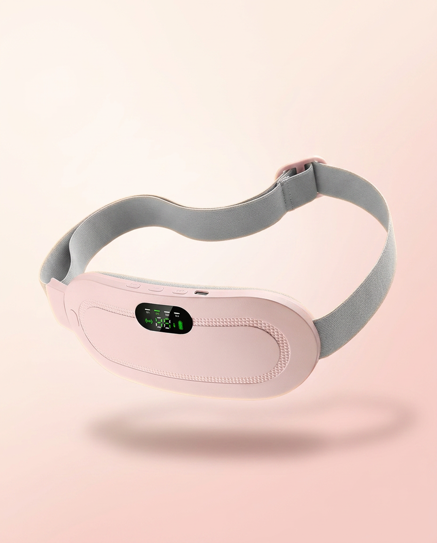Period Cramp Relief Belt — Cordless Heat & Massage